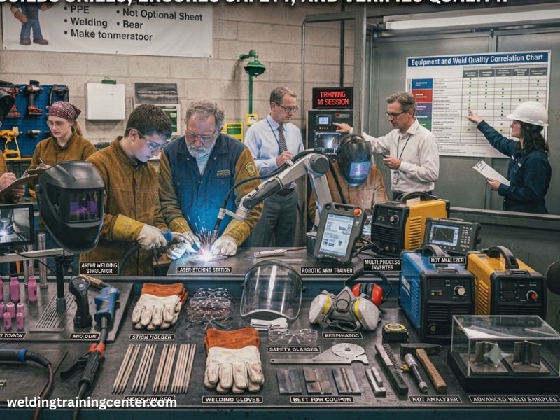 Advanced Welding Training Equipment Used in Professional Programs