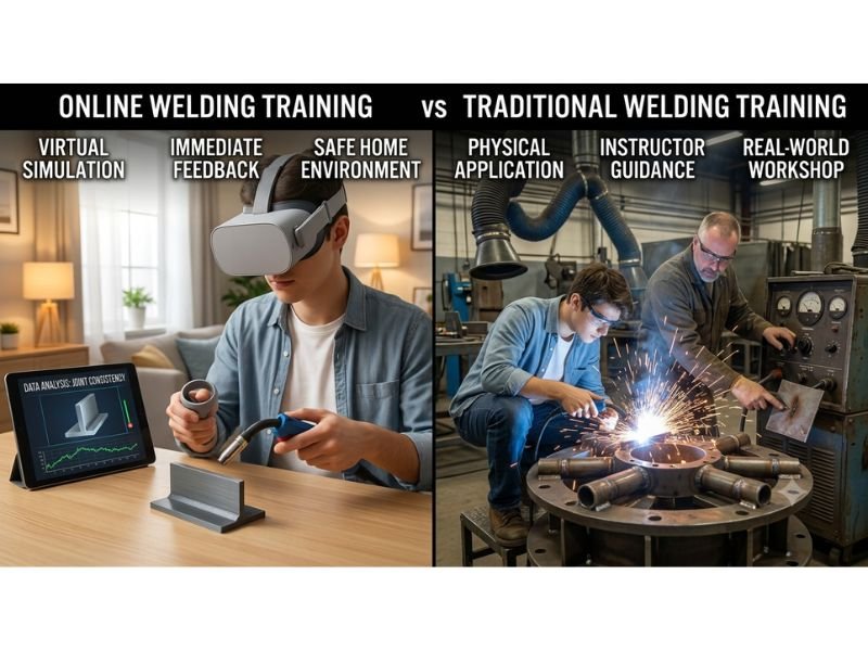 Online Welding Training vs Traditional Welding Training
