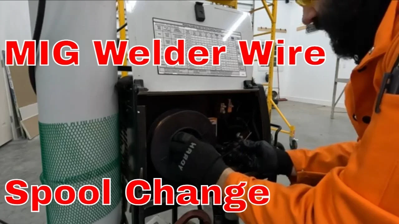 Preparation and Safe Removal of the Old Spool - how to change mig wire