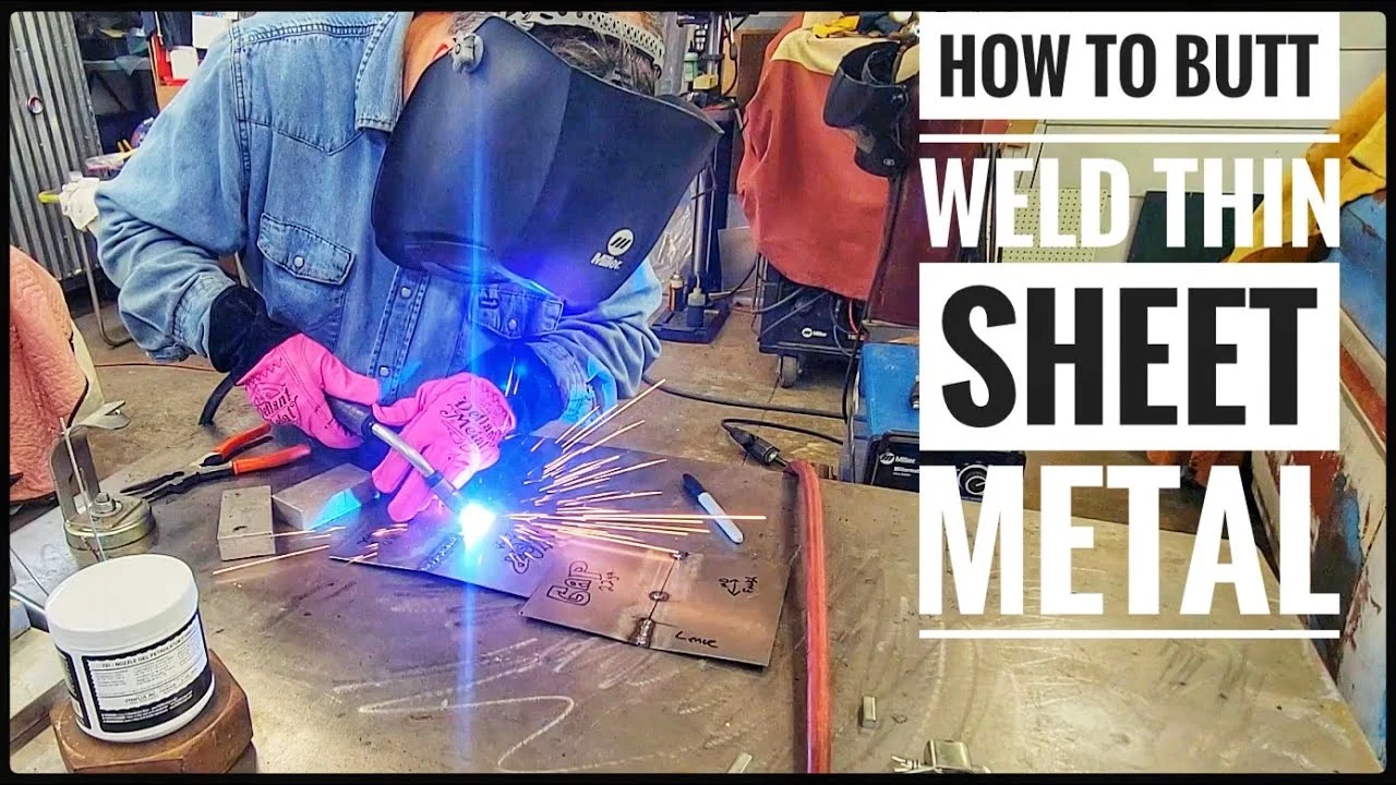Machine Setup for Thin Sheet MIG Welding - how to mig weld thin metal