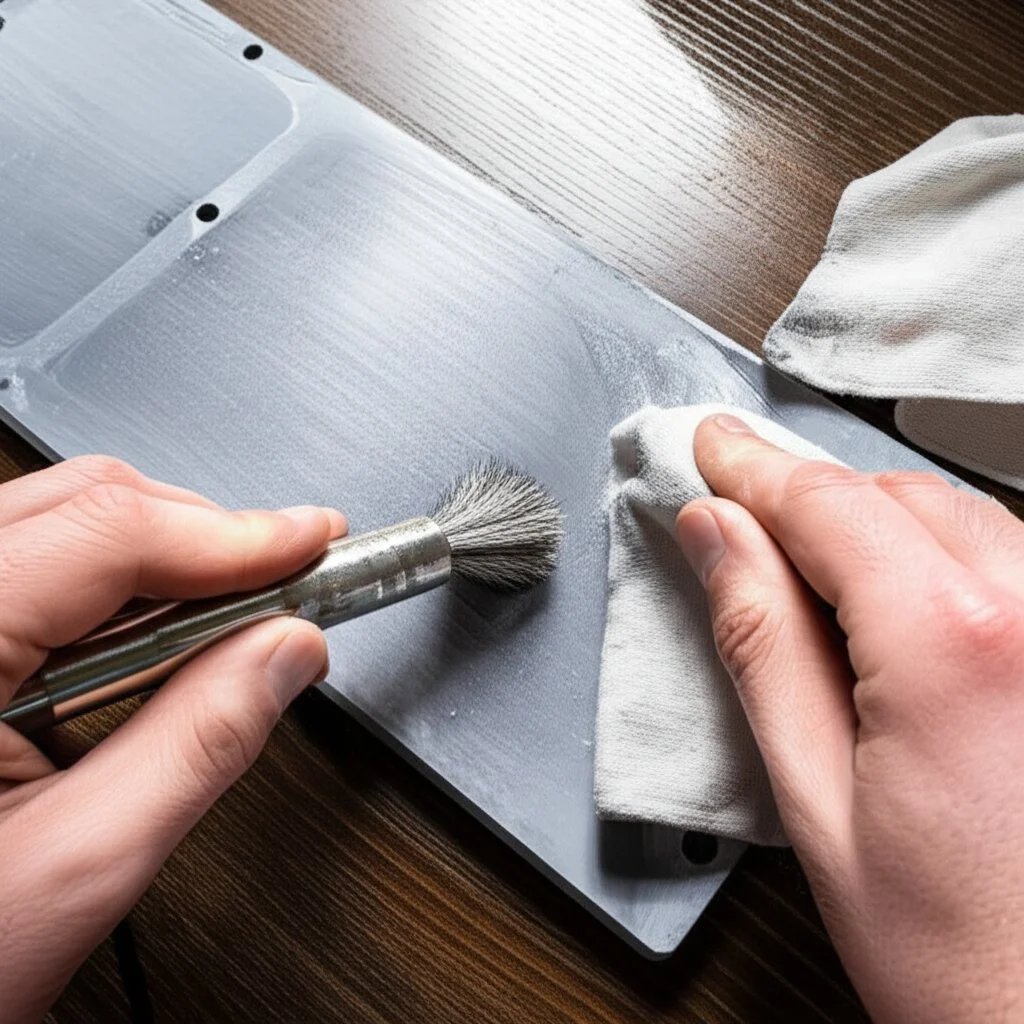Clean up and preserve the prepared work - how to prep aluminum for tig welding