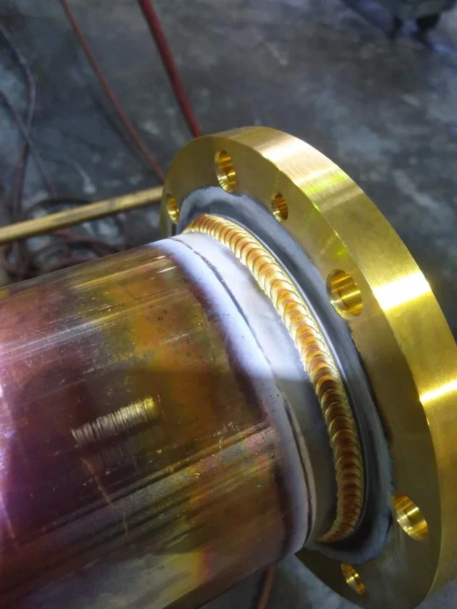 How to check the finished brass weld - how to tig weld brass
