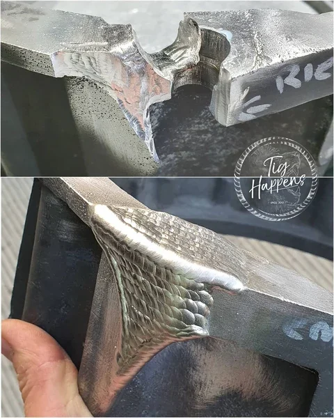 How to check the finished weld - how to tig weld magnesium