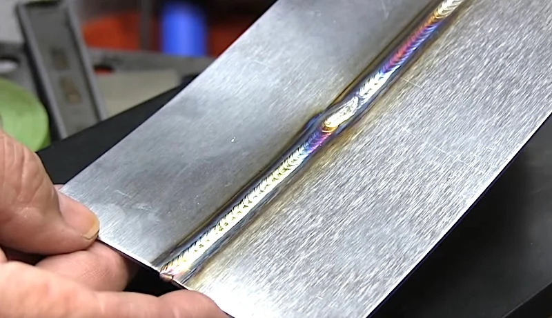 How to check the completed weld - how to tig weld stainless steel sheet metal