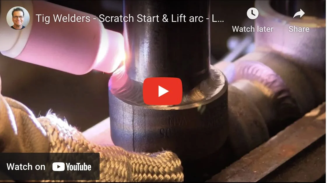 What makes scratch-start TIG different - how to tig with a stick welder