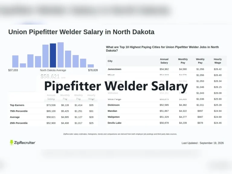 Pipefitter Welder Salary