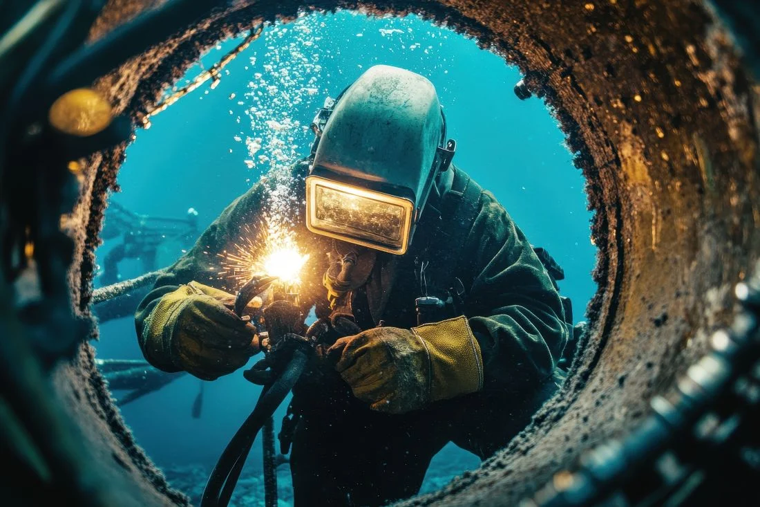 How Long Can a Commercial Diver Continue Working? - underwater welder lifespan