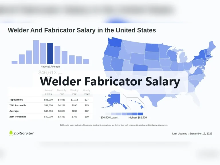 Welder Fabricator Salary